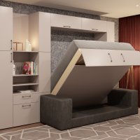 Шкаф-кровать вертикальная  38