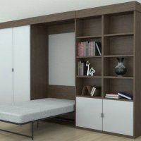 Кровать со шкафом из мдф