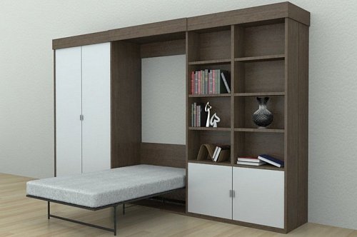 Кровать со шкафом из мдф